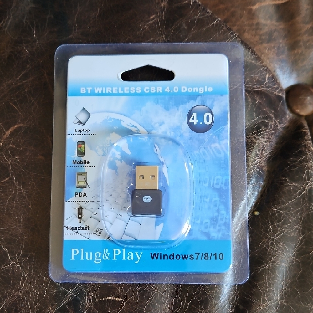 Plug And Play, 4.0 Wireless CSR Dongle For Windows 7/8/10